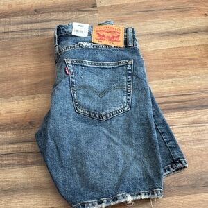 Levi's Men's Denim Shorts in Faded Blue